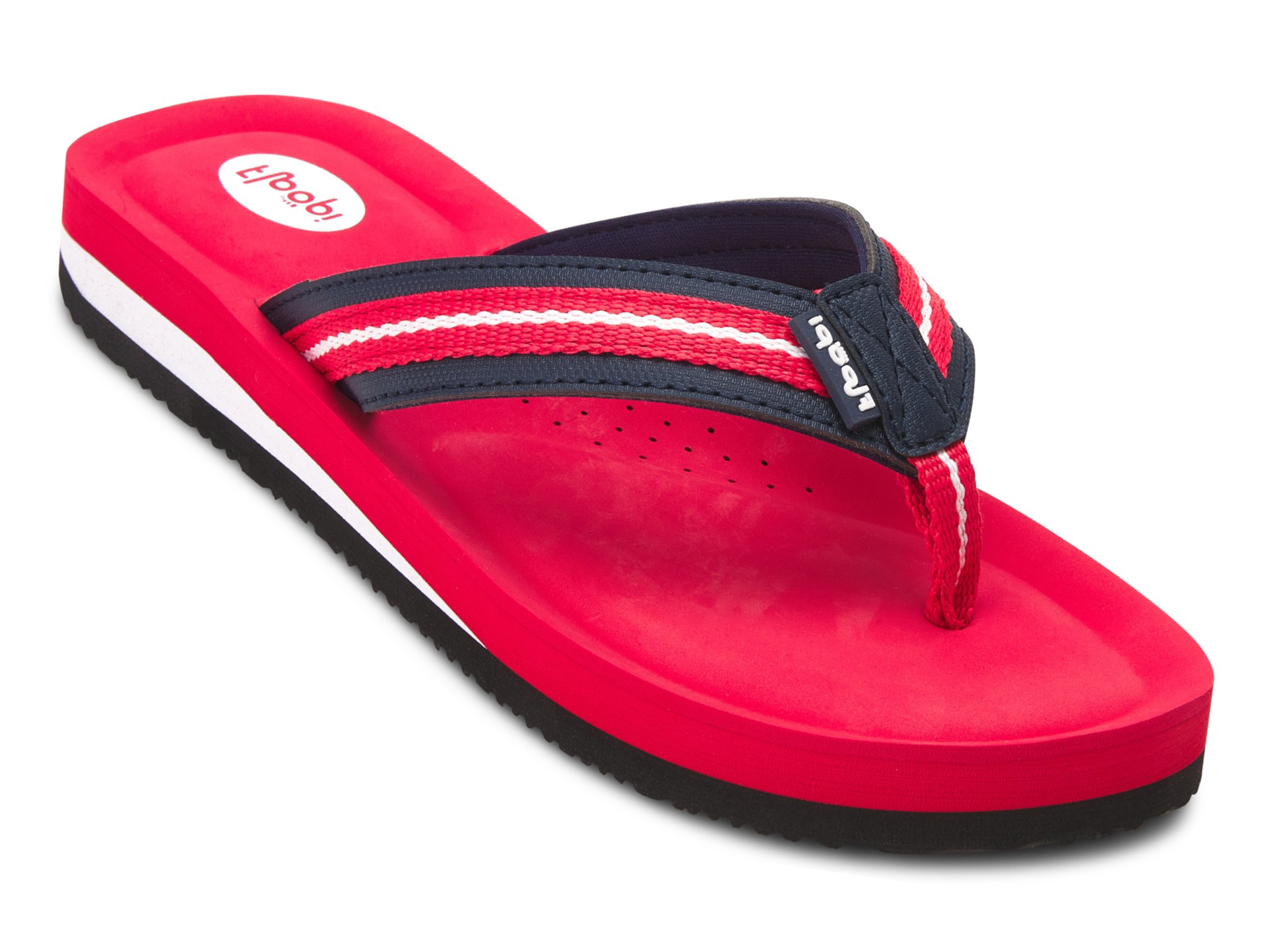 Floopi Women'S Zoey Thong Flip Flop (Red 520)